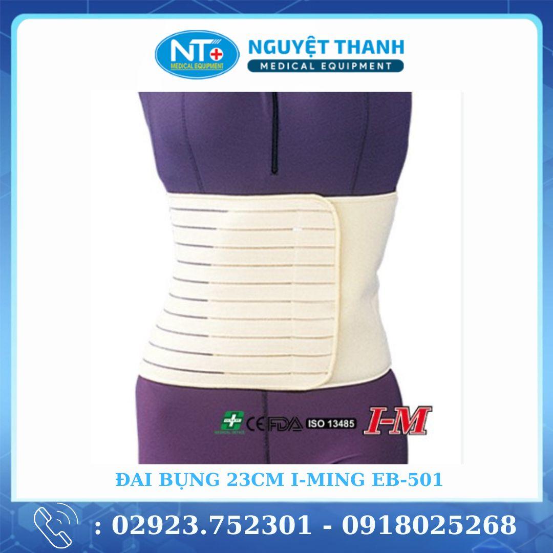 Đai Bụng 23cm I-Ming EB-501 (Nâng đỡ thành bụng sau phẫu thuật. Giữ nhiệt, giảm mỡ bụng)