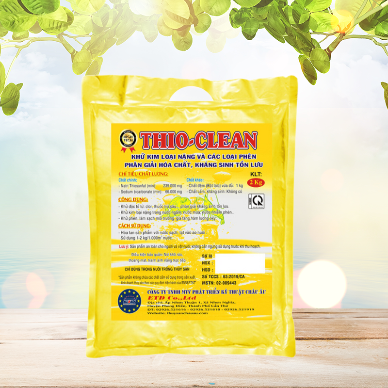 THIO-CLEAN - Khử Kim Loại Nặng Và Các Loại Phèn