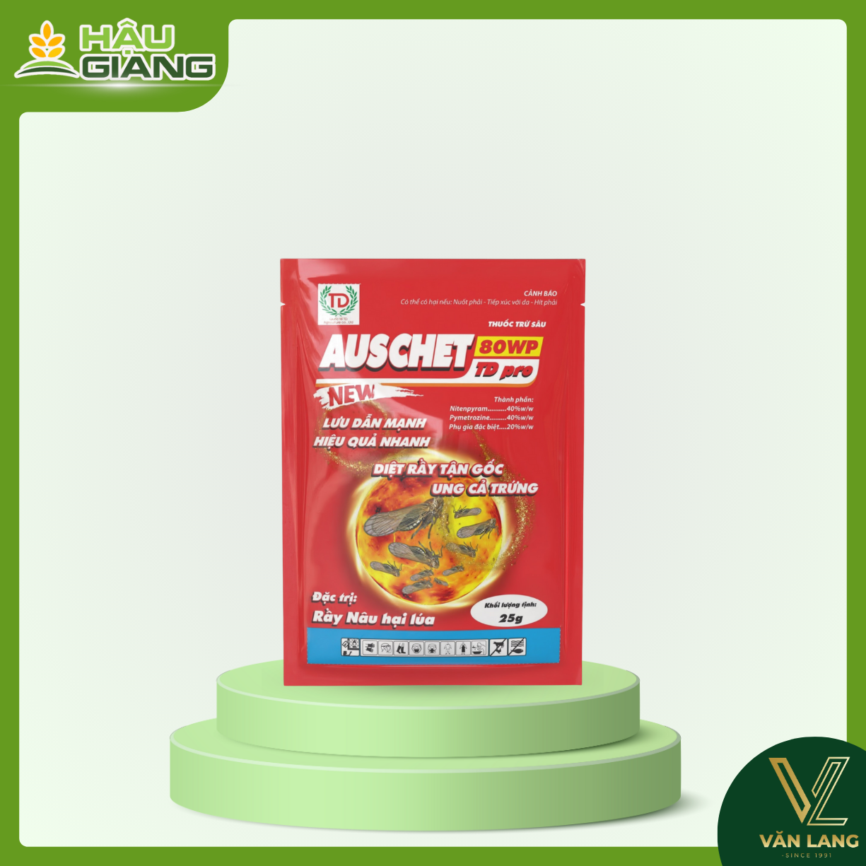 TD - Thuốc trừ sâu AUSCHET 80WP PRO 25GR