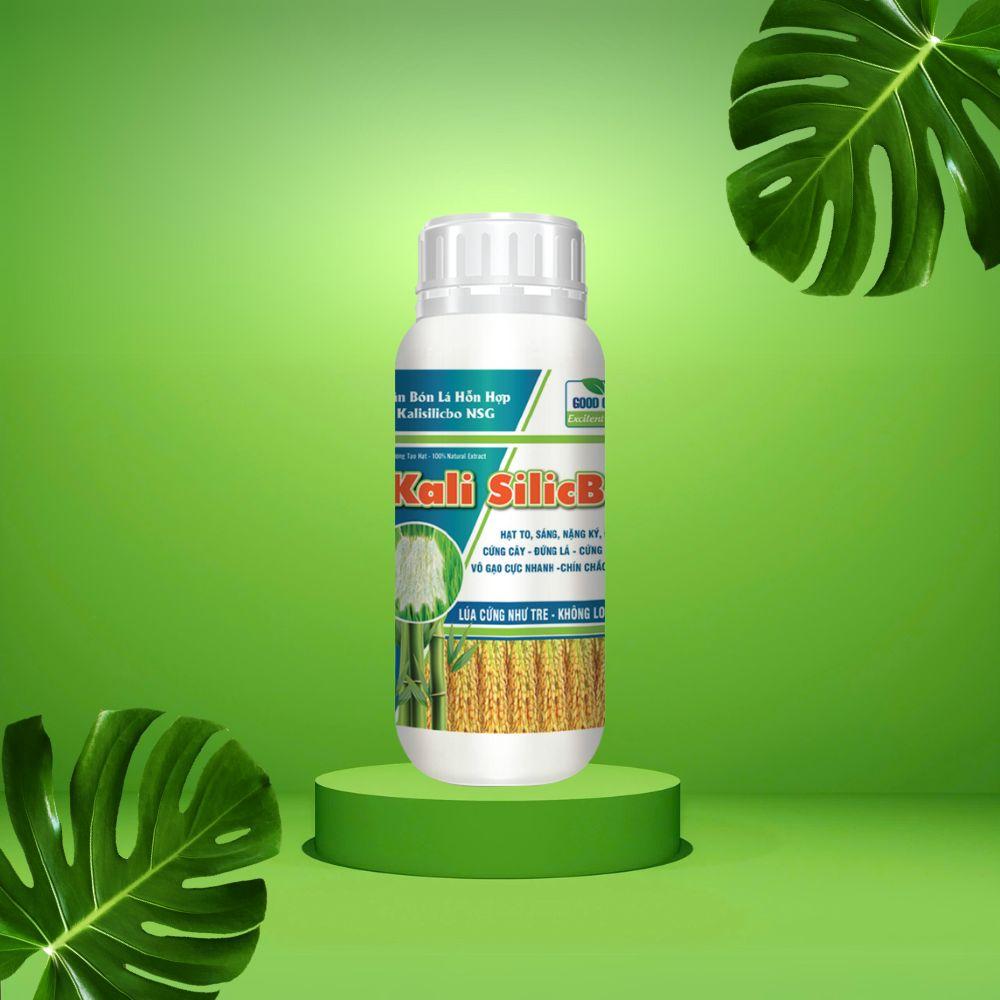 Phân bón KALI SILIC BO 500ML, Đứng lá, Cứng cây, Chống đổ ngã, Hạt sáng