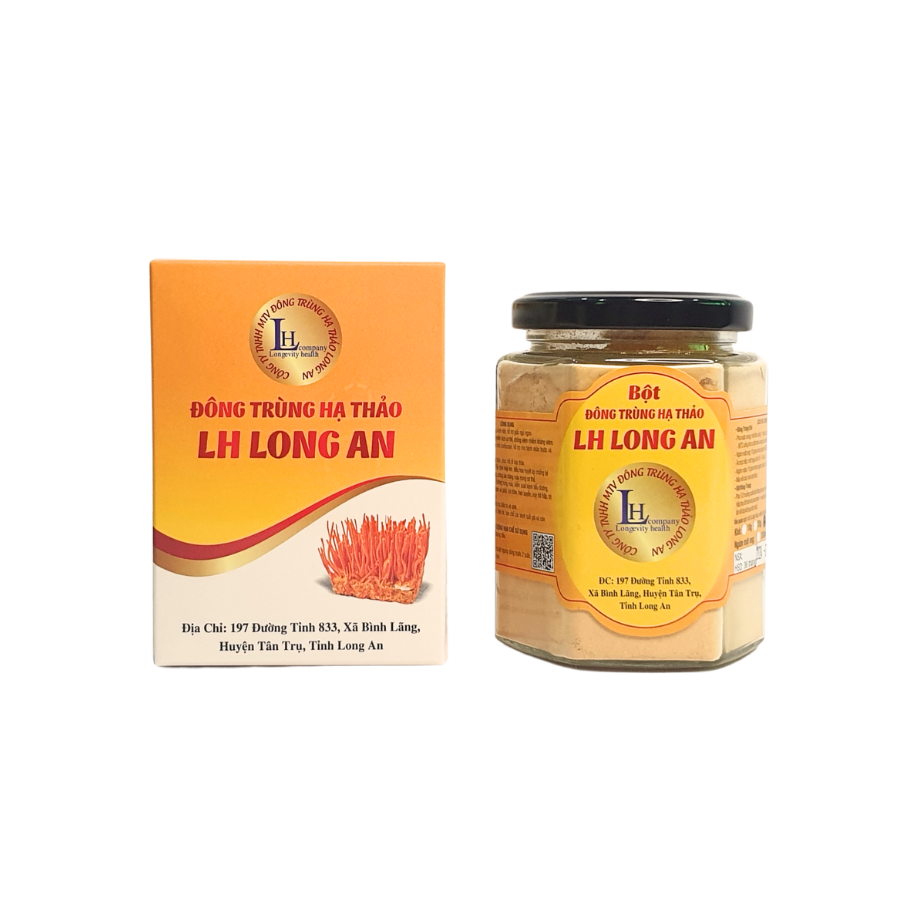 Bột Đông Trùng Hạ Thảo Sấy Thăng Hoa Hủ 30g Hộp Giấy Cao Cấp LH Long An