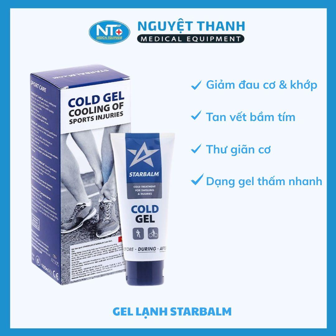 Gel Lạnh Starbalm Cold Gel – Tuýp 100ml và Tuýp 25ml