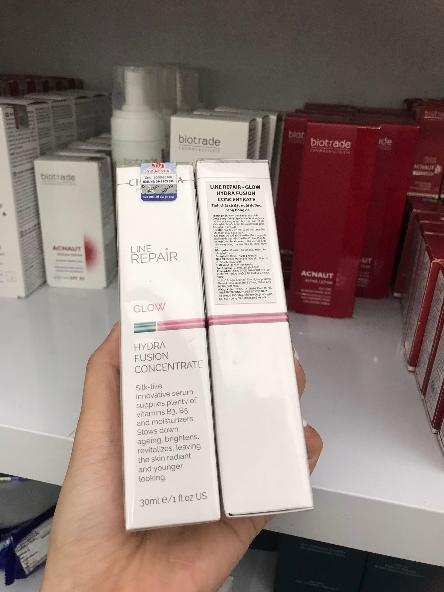 Tinh Chất Line Repair Glow Hydra Fusion Concentrate 30ml