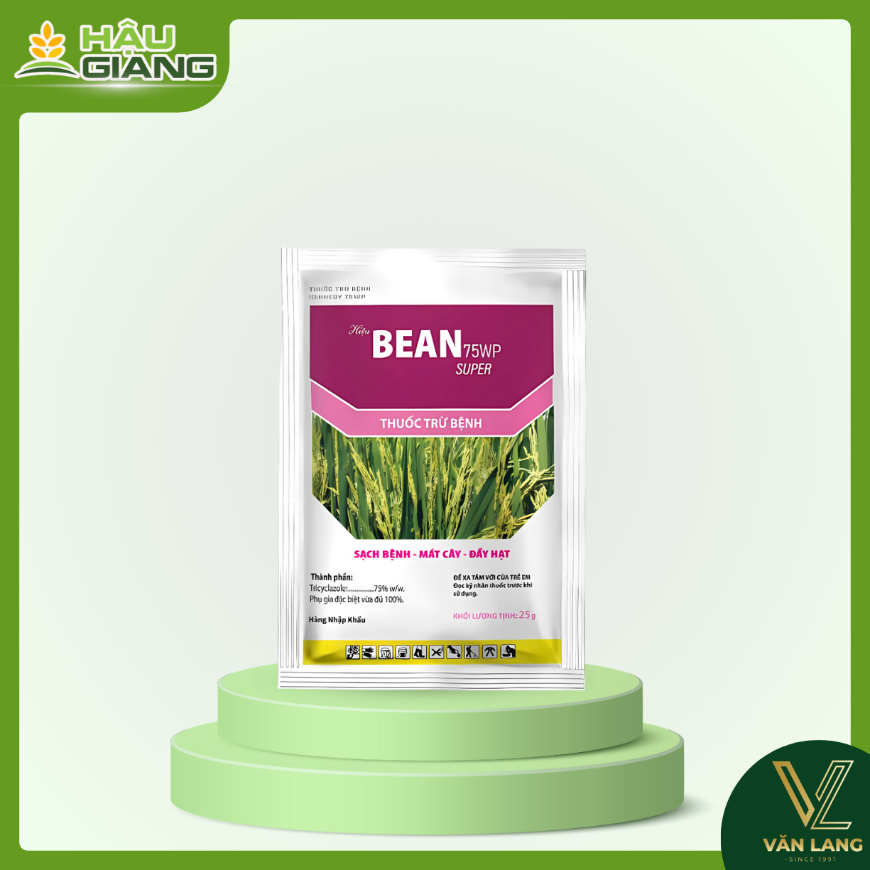 HẬU GIANG - Thuốc trừ bệnh BEAN 75WP 25GR