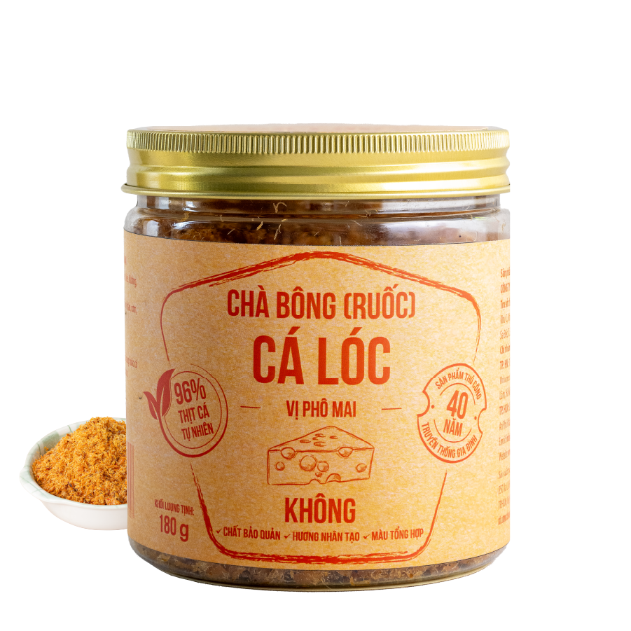 Chà bông (Ruốc) cá vị phô mai 100g - 180g