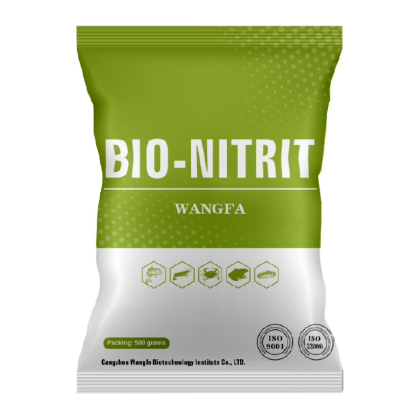 BIO-NITRIT_MEN VI SINH XỬ LÝ KHÍ ĐỘC, Gói 500 Gram/Thùng 20 gói.