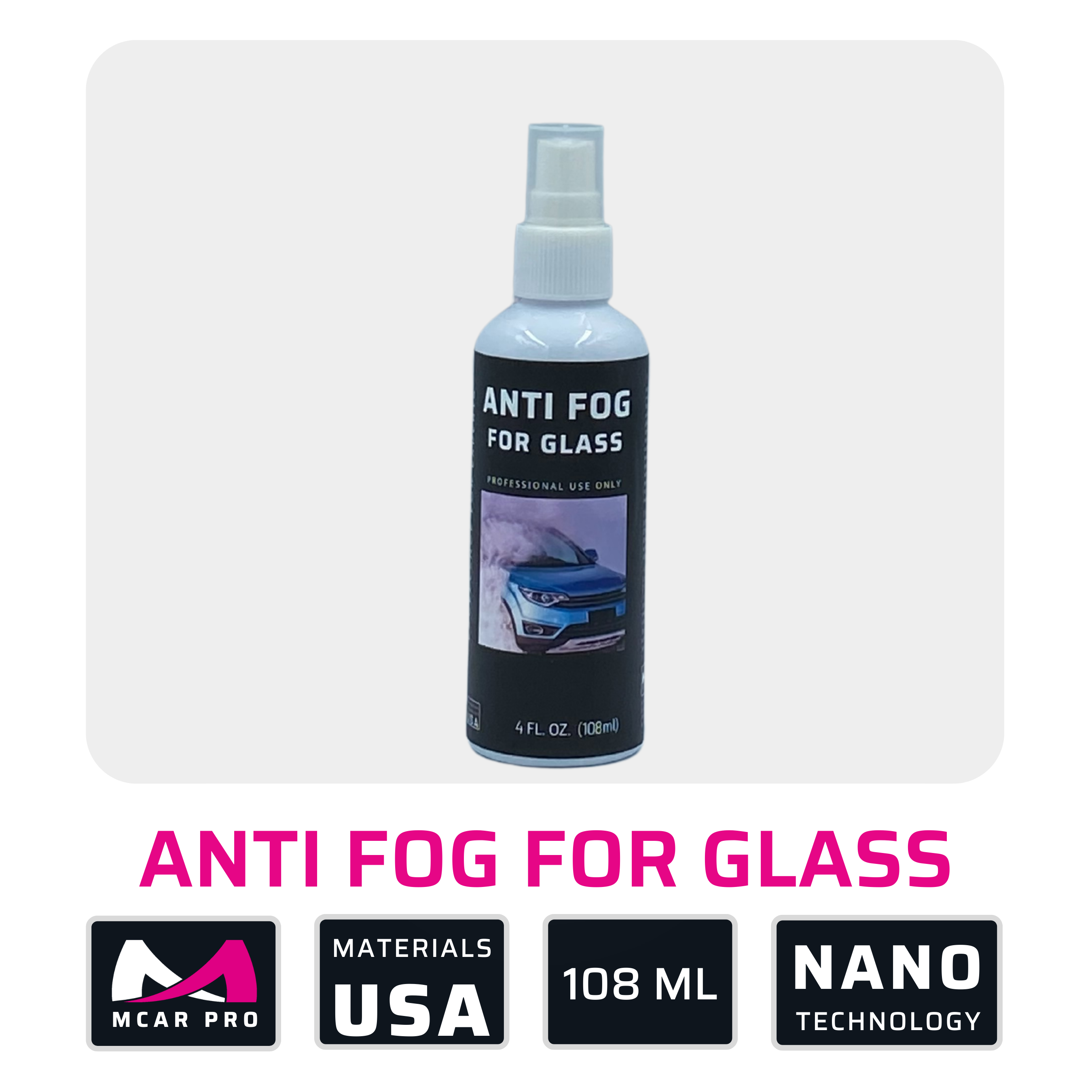Dung dịch rửa kính chống sương mù Anti Fogging Agent For Glass - 108ml