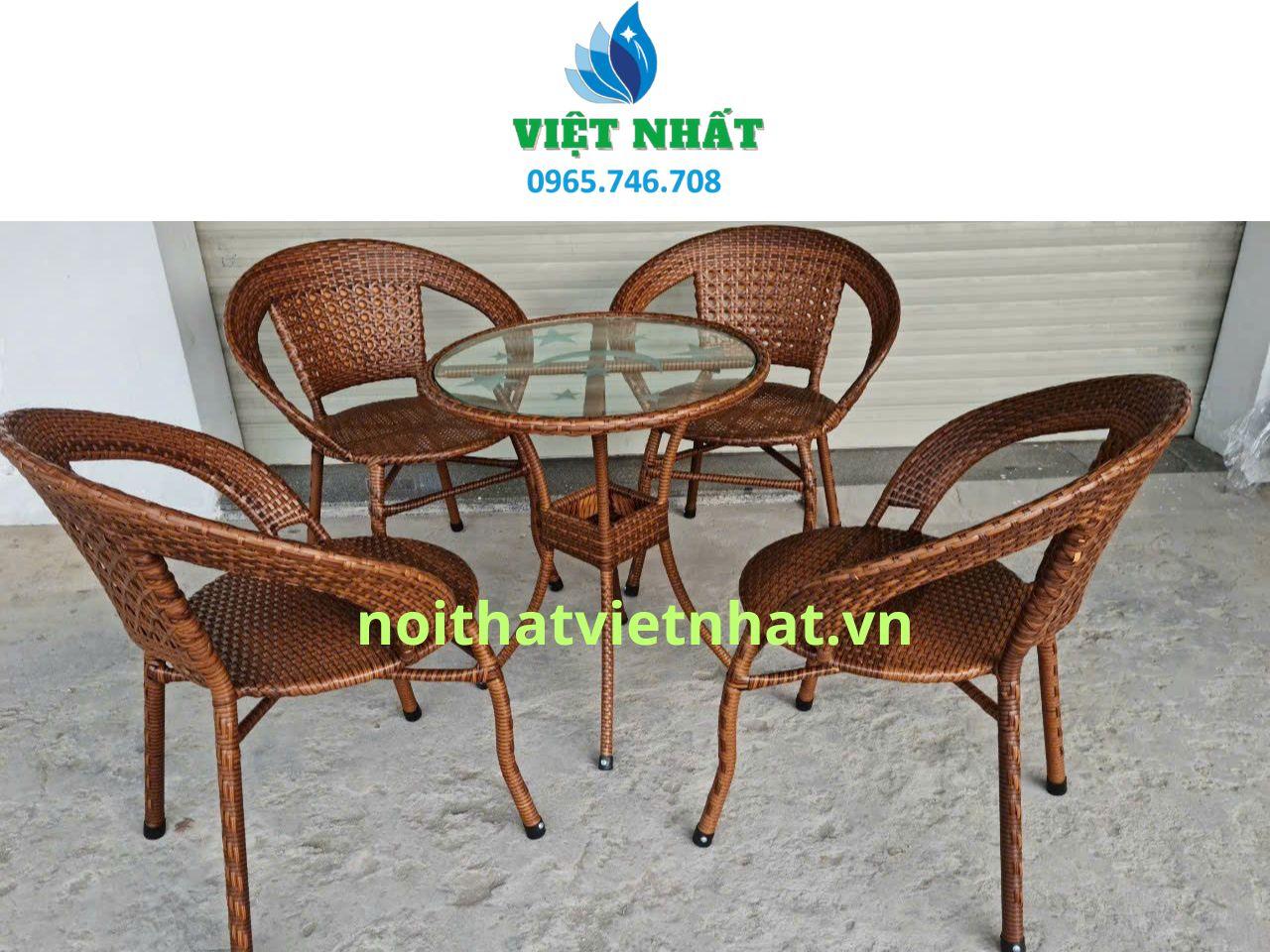 Bộ Bàn Ghế Nhựa Giả Mây - Lựa Chọn Hoàn Hảo Từ Nội Thất Việt Nhất