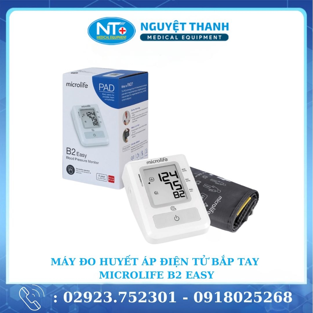 Máy Đo Huyết Áp Điện Tử Bắp Tay  Microlife B2 Easy