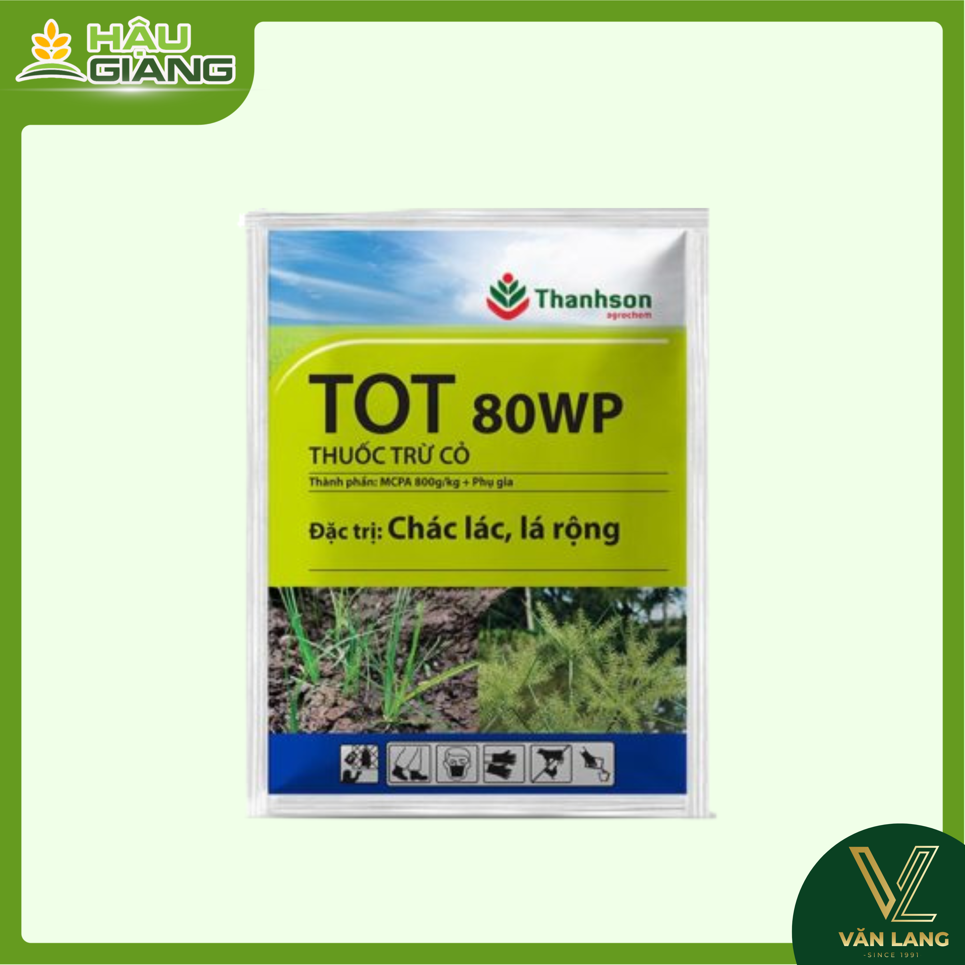 THANH SƠN - Thuốc trừ cỏ TOT 80WP 25GR Chác lác, lá rộng