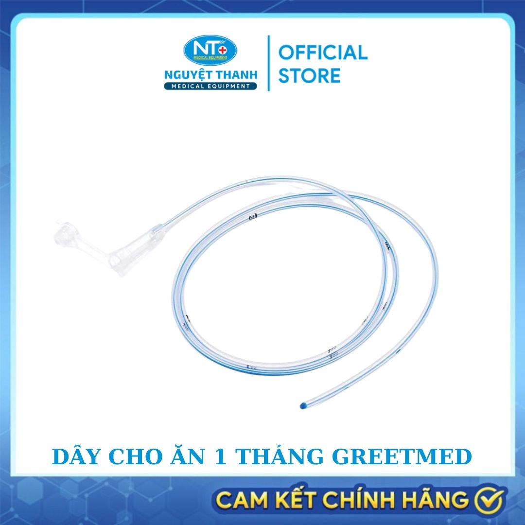 Dây Cho Ăn 1 Tháng All Silicone Stomach Tube Greetmed Số 14 , 16