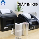 Giấy in bill K80 bọc bạc Zuki (phi 45 - block 10 cuộn)