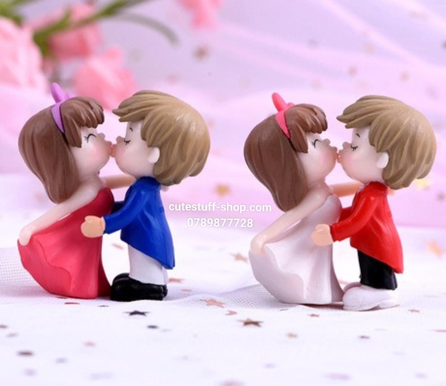 Phụ kiện tiểu cảnh Couple kiss