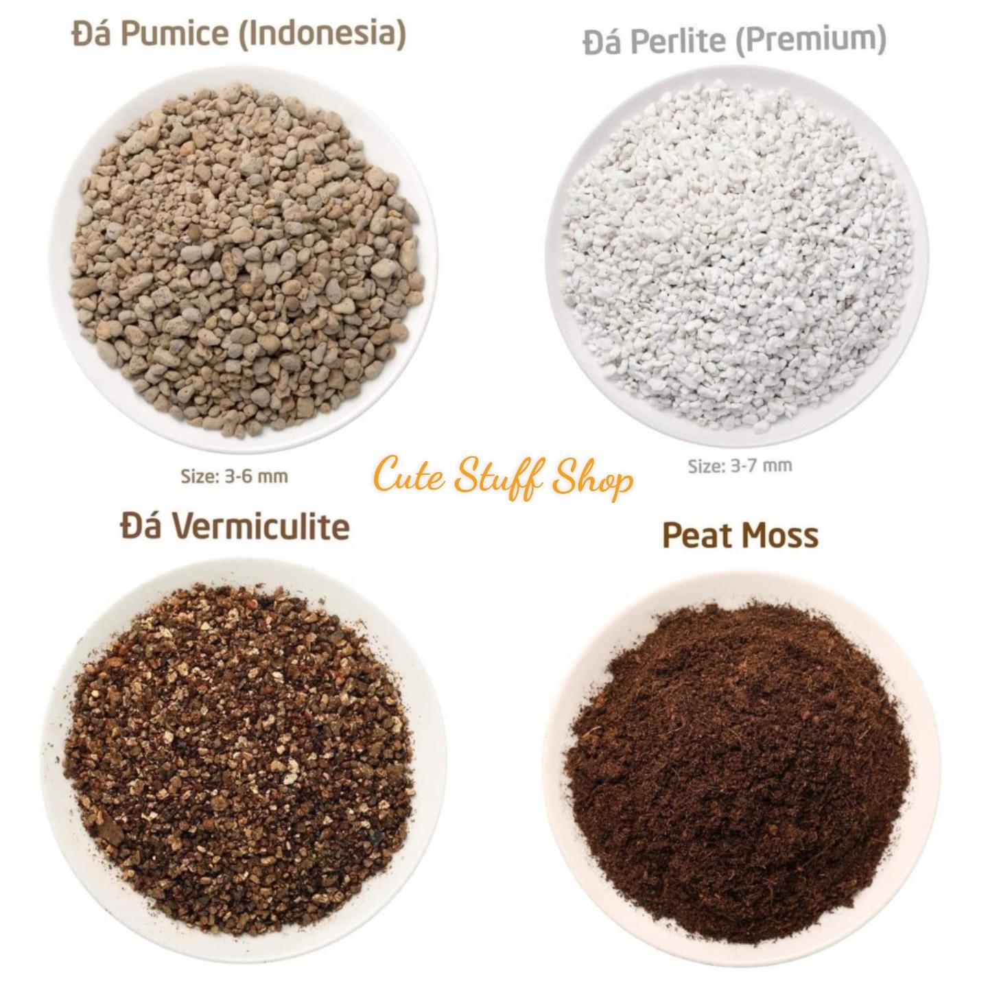 Đá Pumice/ Vermiculite/ Peat Moss