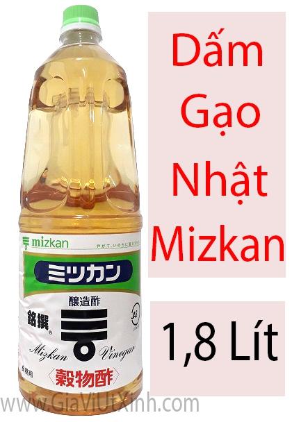 DẤM GẠO NHẬT MIZKAN VINEGAR 1,8 LÍT - JAPAN MIZKAN VINEGAR