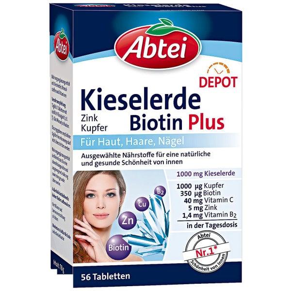 ABTEI Kieselerde Biotin Plus - Cho da khỏe, tóc đẹp và móng chắc khỏe, hộp 56 viên - Depot Tabletten