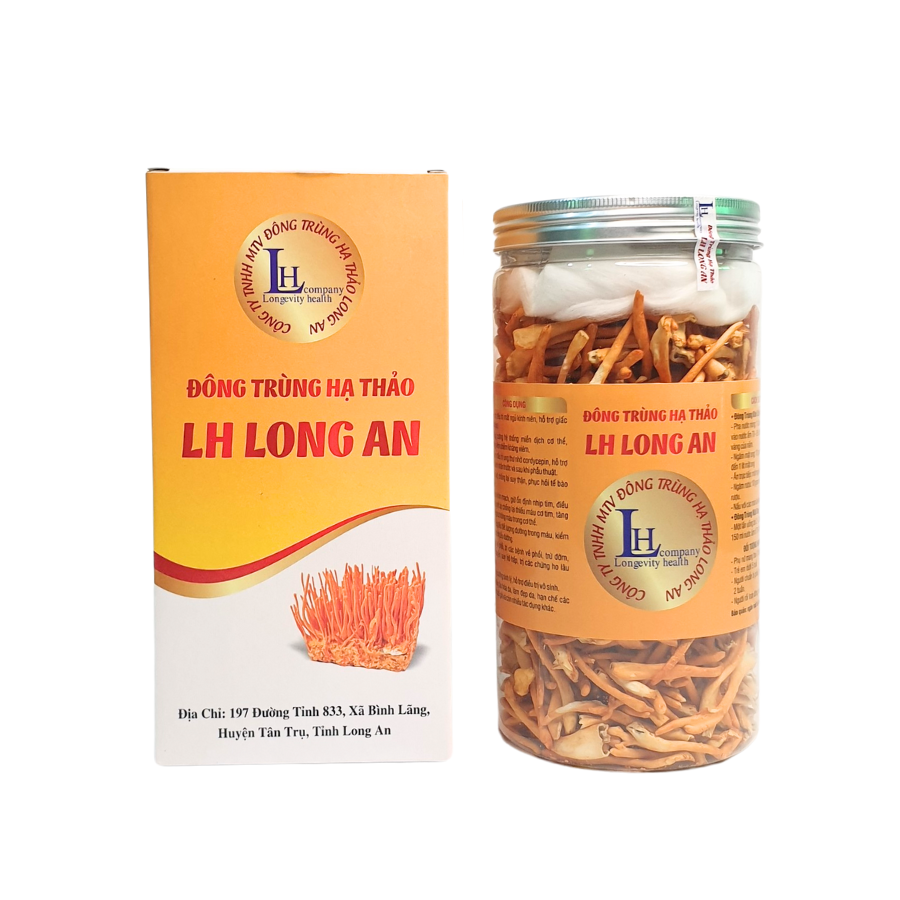 Đông Trùng Hạ Thảo Sấy Thăng Hoa Loại 2, Hủ Nhựa 50g Hộp Giấy