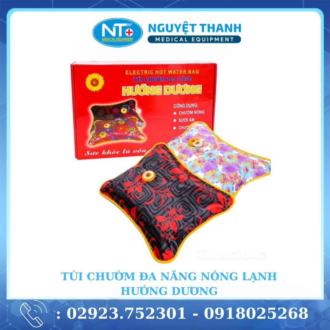 Túi Chườm Nóng Lạnh Đa Năng Hướng Dương (Giúp Giảm Đau, Sưởi Ấm )