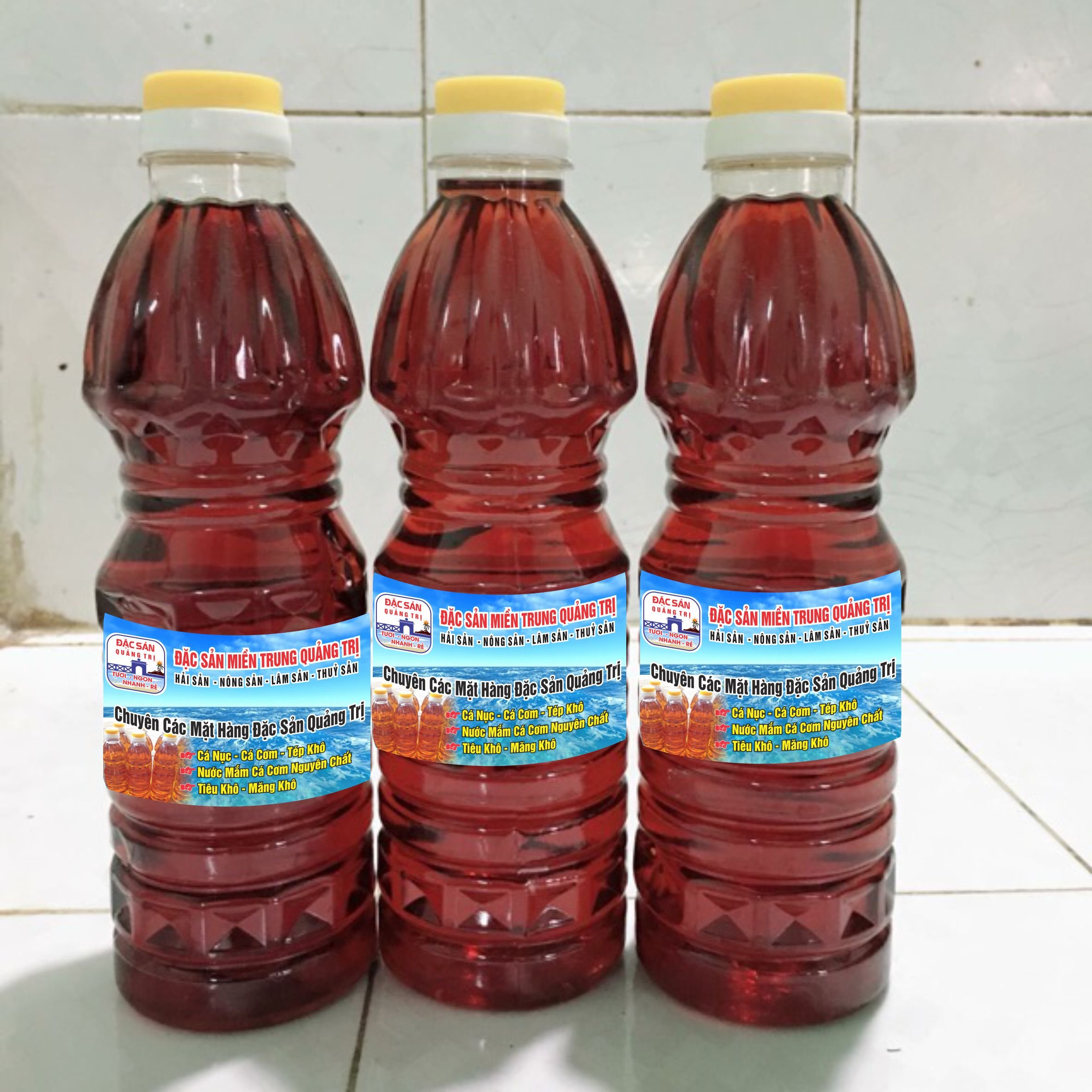 Nước Mắm Cá Cơm Nguyên Chất đặc sản miền trung quảng trị