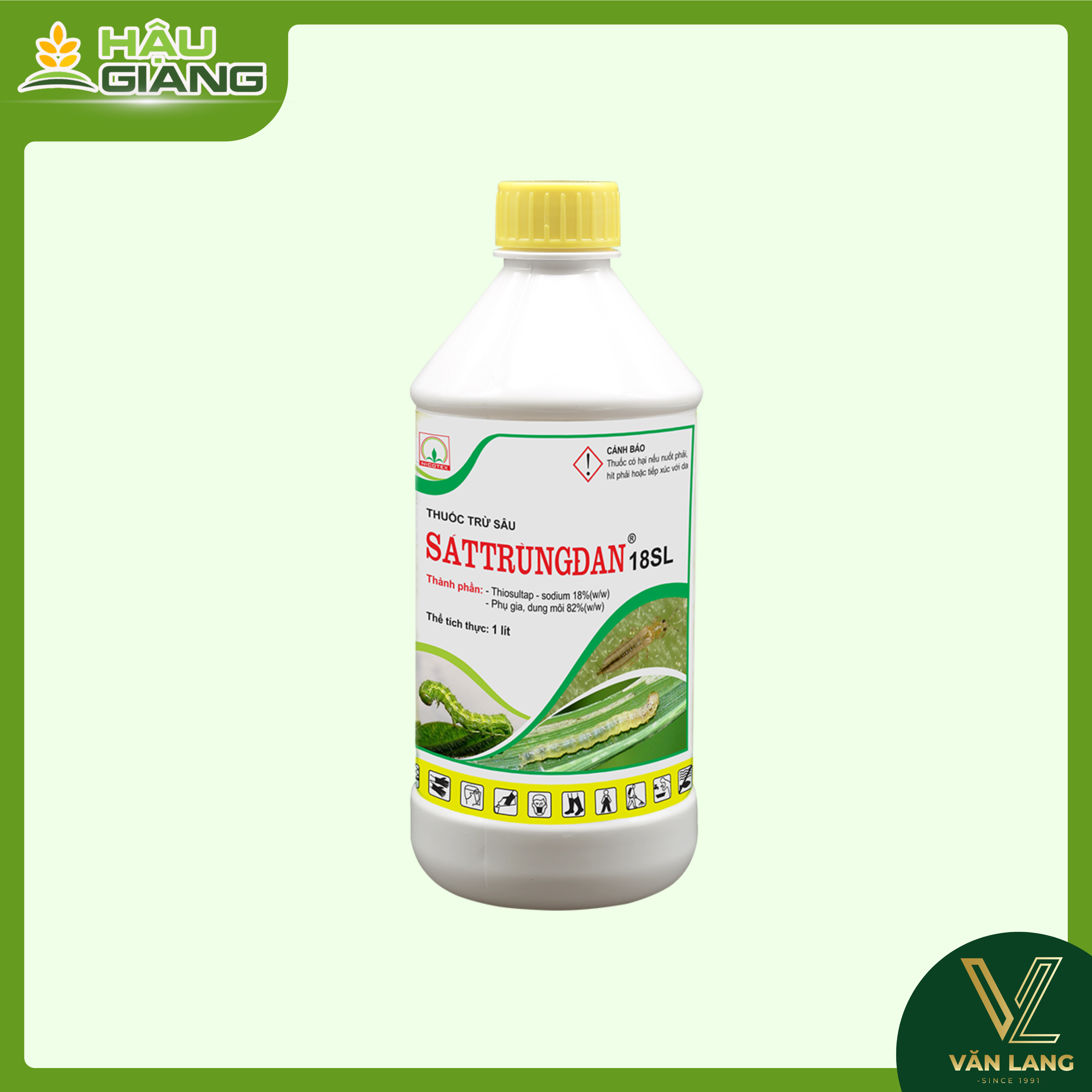 NICOTEX - Thuốc trừ sâu SATTRUNGDAN 18SL 1L