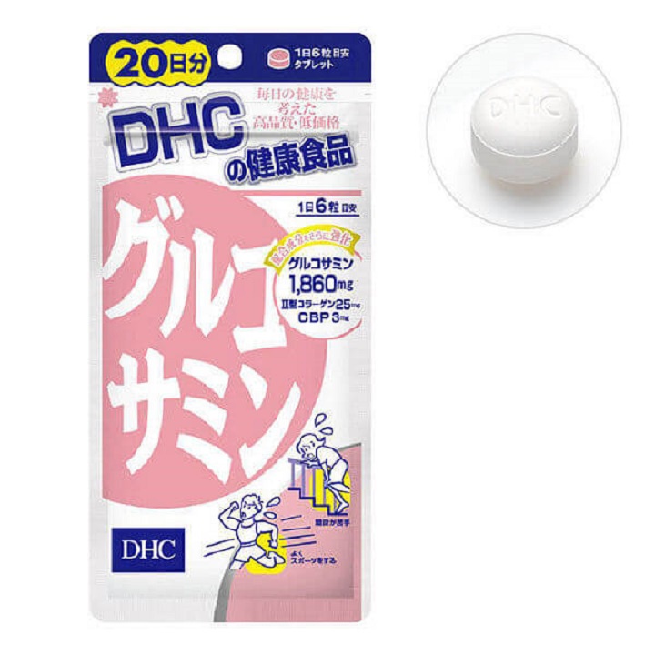 Viên uống bổ xương khớp DHC Glucosamine 20 ngày gói 120 viên - 4511413404386
