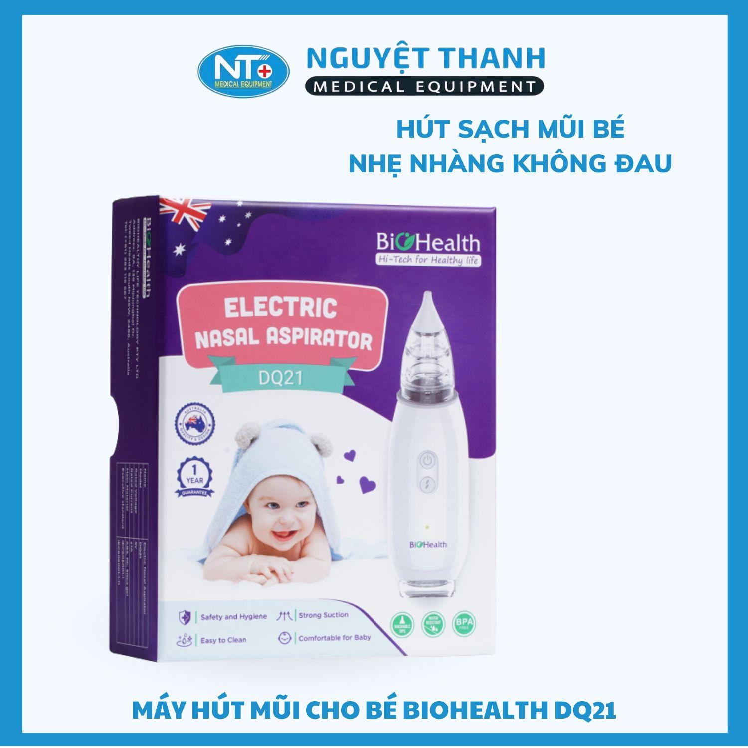 Máy hút mũi Biohealth DQ21 - An toàn, dễ sử dụng cho trẻ em