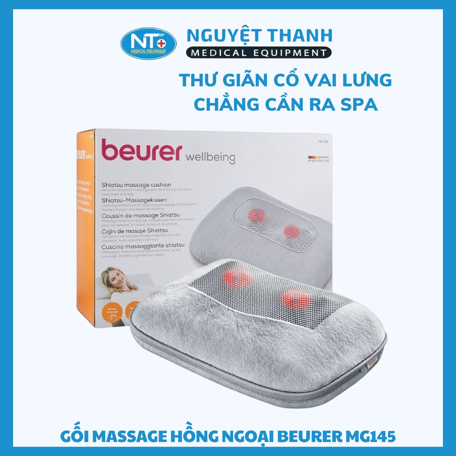 Gối Massage Hồng Ngoại Beurer MG145