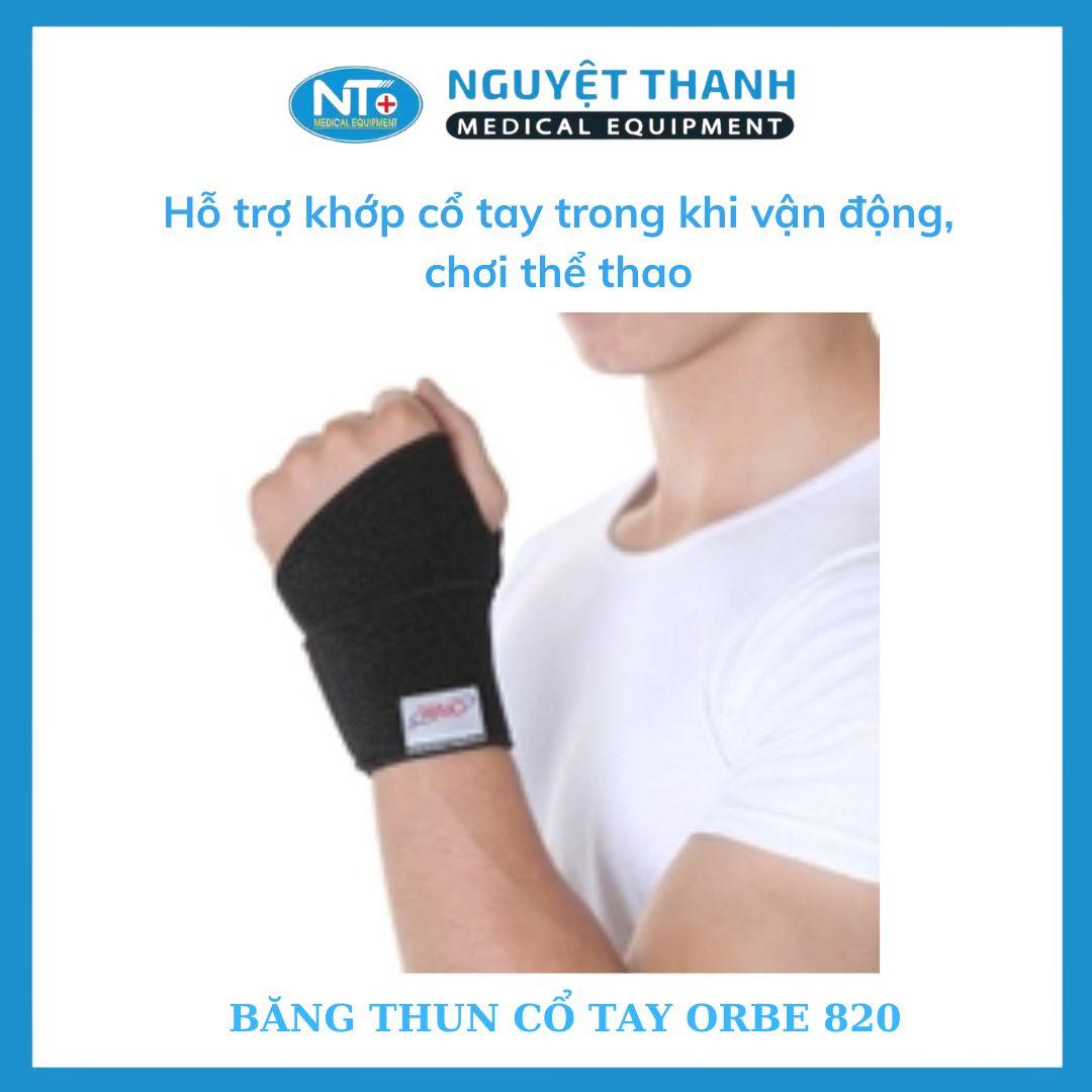 Băng Thun Cổ Tay Orbe 820 - Hỗ Trợ Cố Định Cổ Tay.
