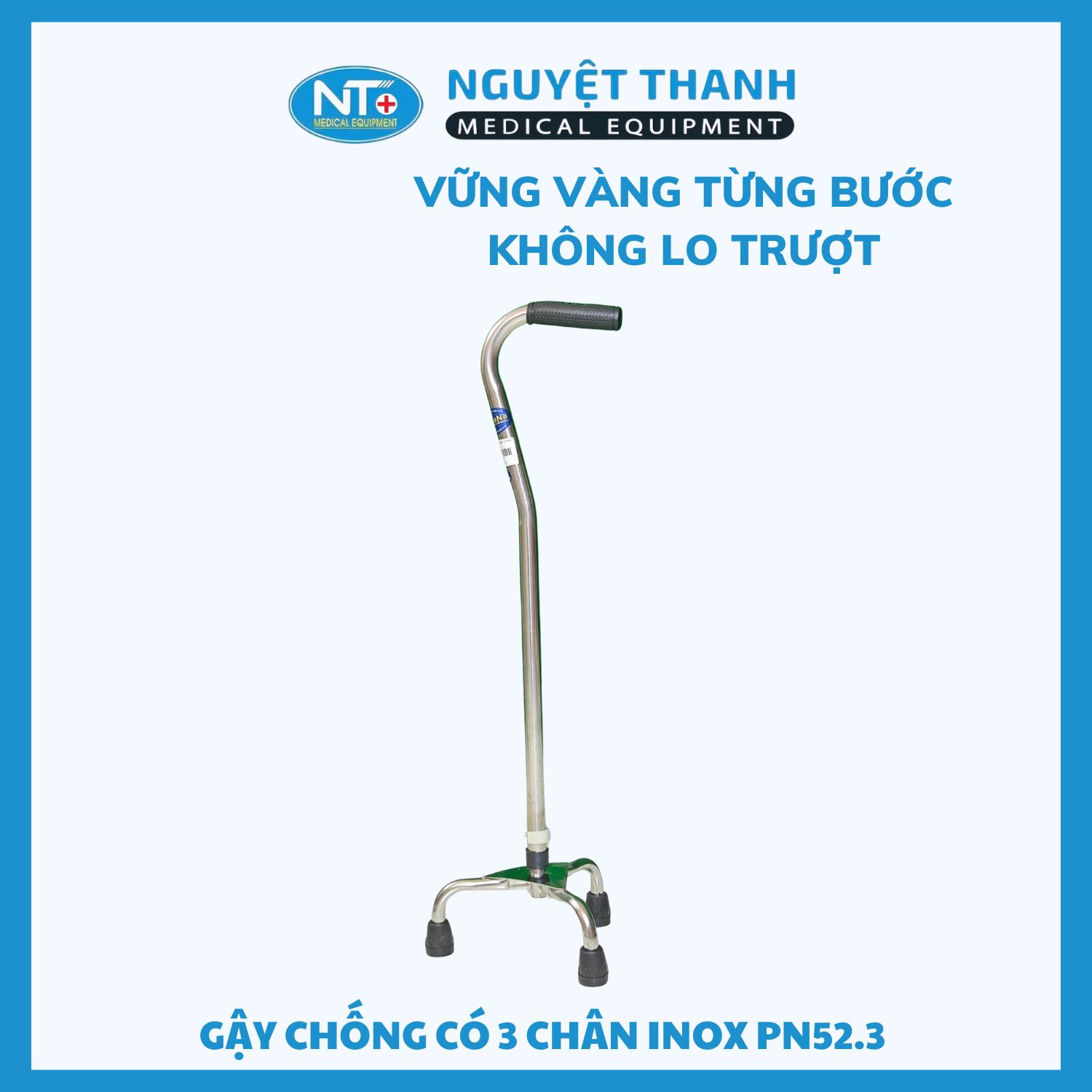 Gậy 3 Chân Inox PN52.3