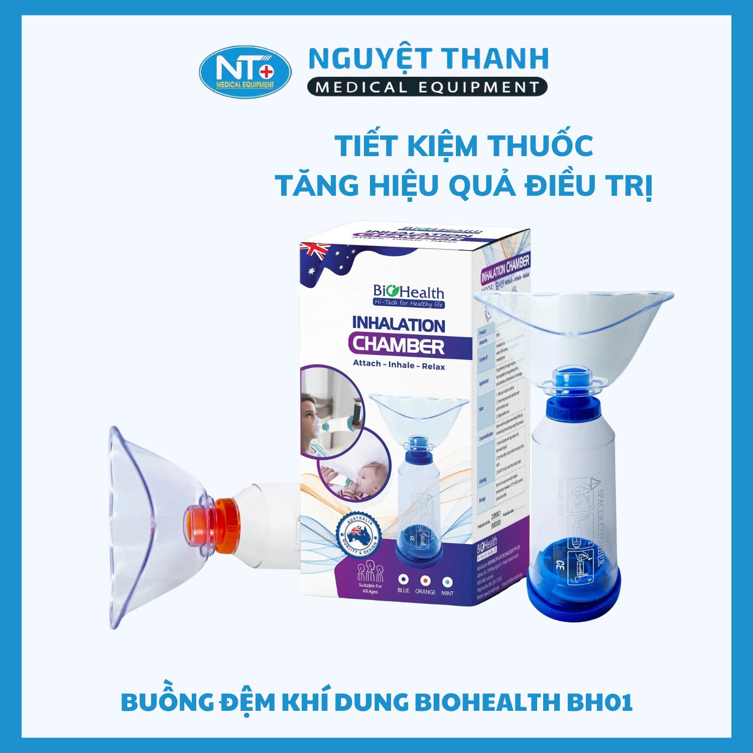Buồng Đệm Khí Dung Biohealth BH01