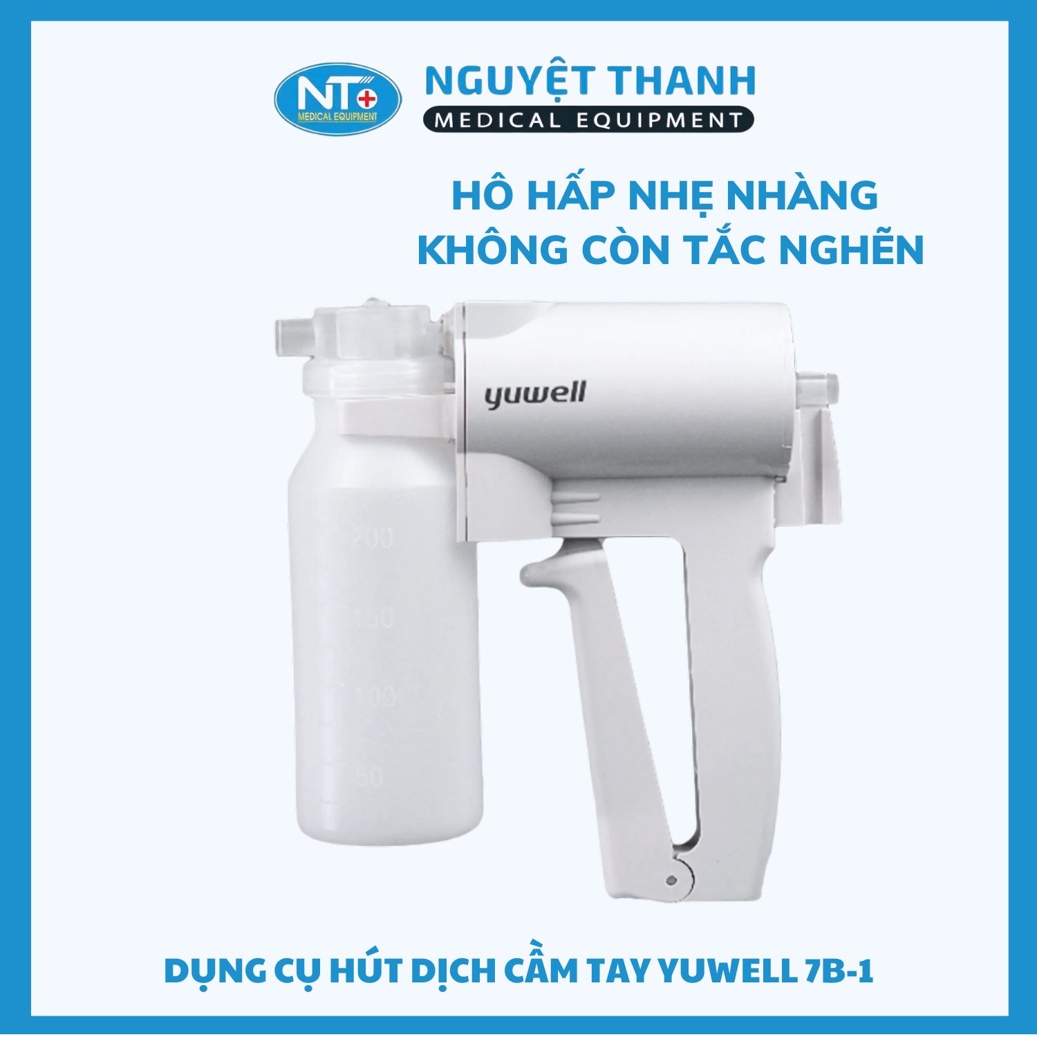 Dụng Cụ Hút Dịch Cầm Tay Yuwell 7B-1 