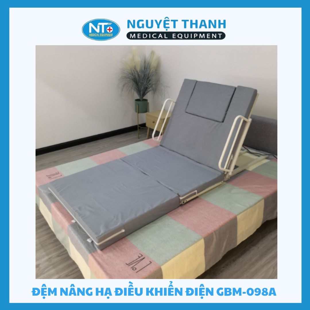 Đệm Nâng Hạ Điều Khiển Điện GBM-098A