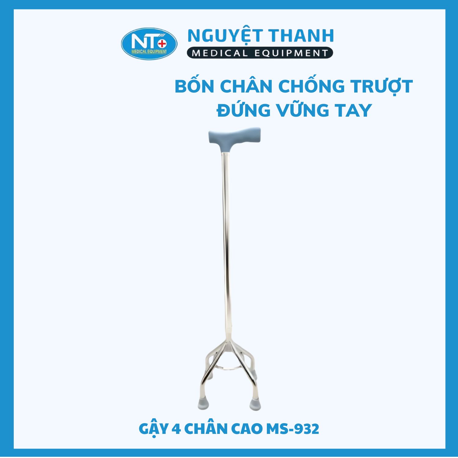 Gậy 4 Chân Cao MS-932