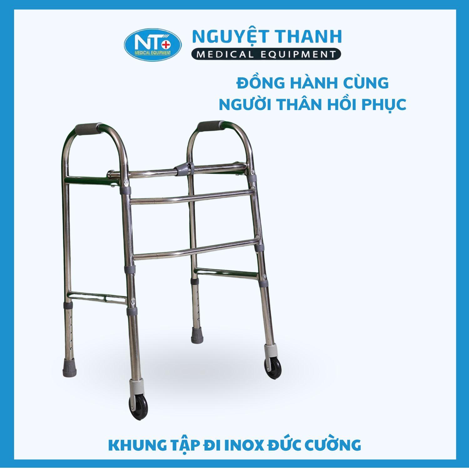 Khung Tập Đi Inox Đức Cường