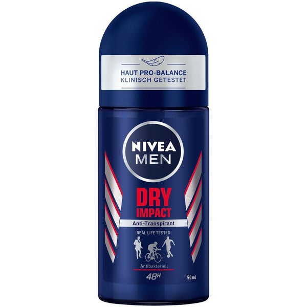 NIVEA MEN Dry Deo Roll - Lăn khử mùi nam chống mồ hôi, 50ml