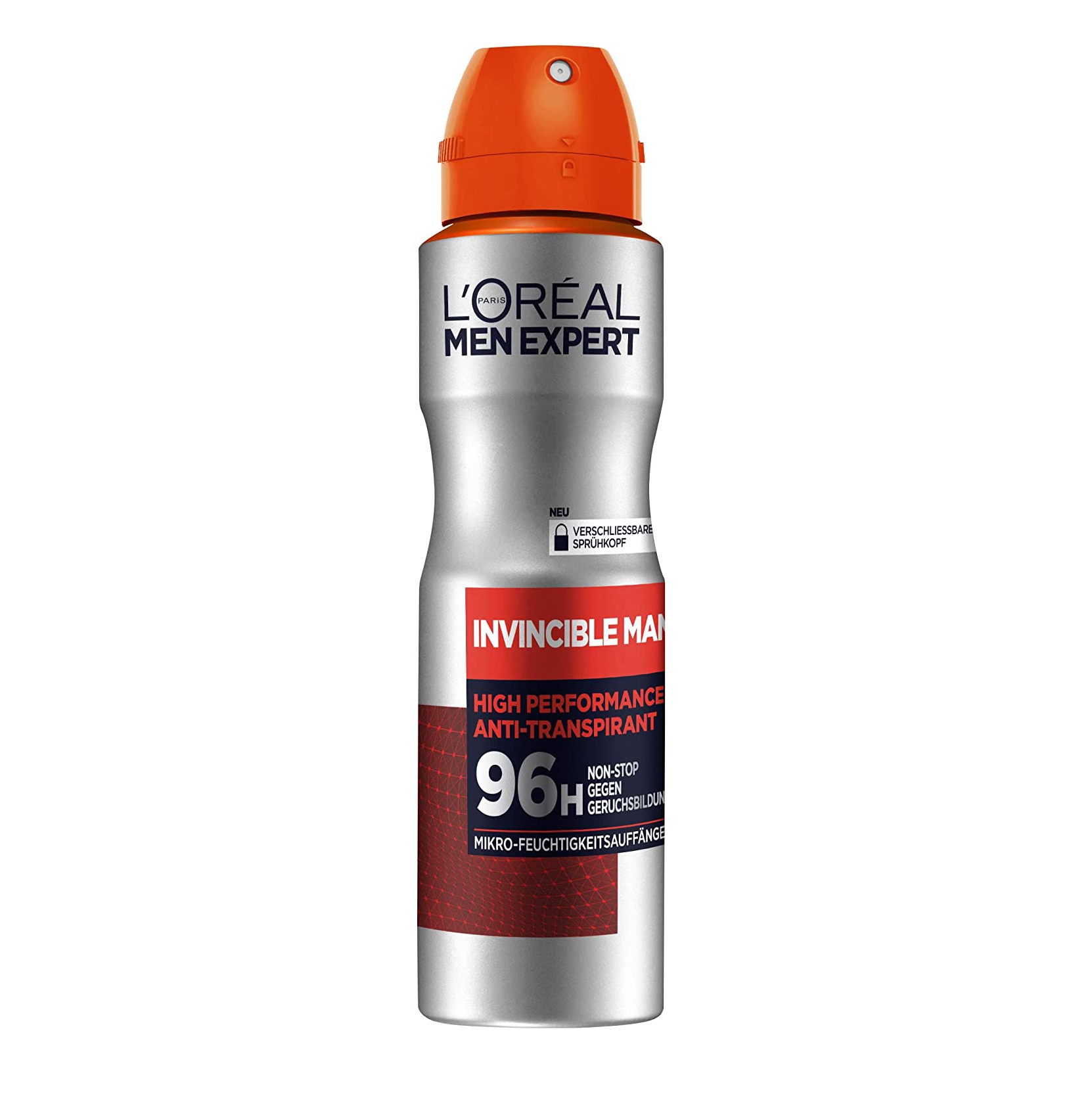 Xịt khử mùi nam khô thoáng L'OREAL Invincible Man 96h Non stop , 150ml