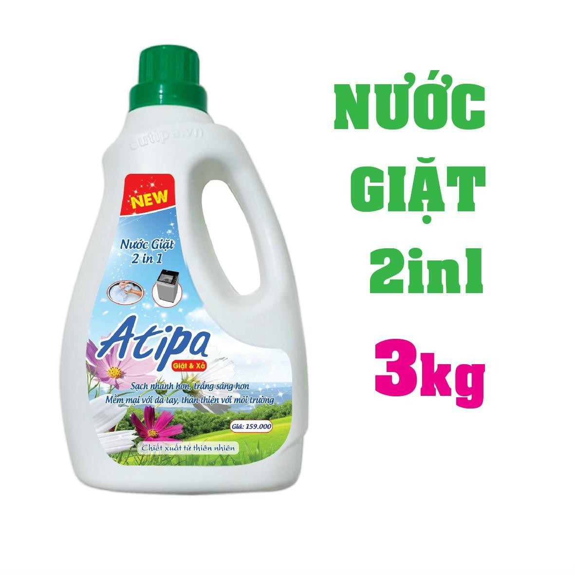 NƯỚC GIẶT 2IN1 ATIPA 3KG