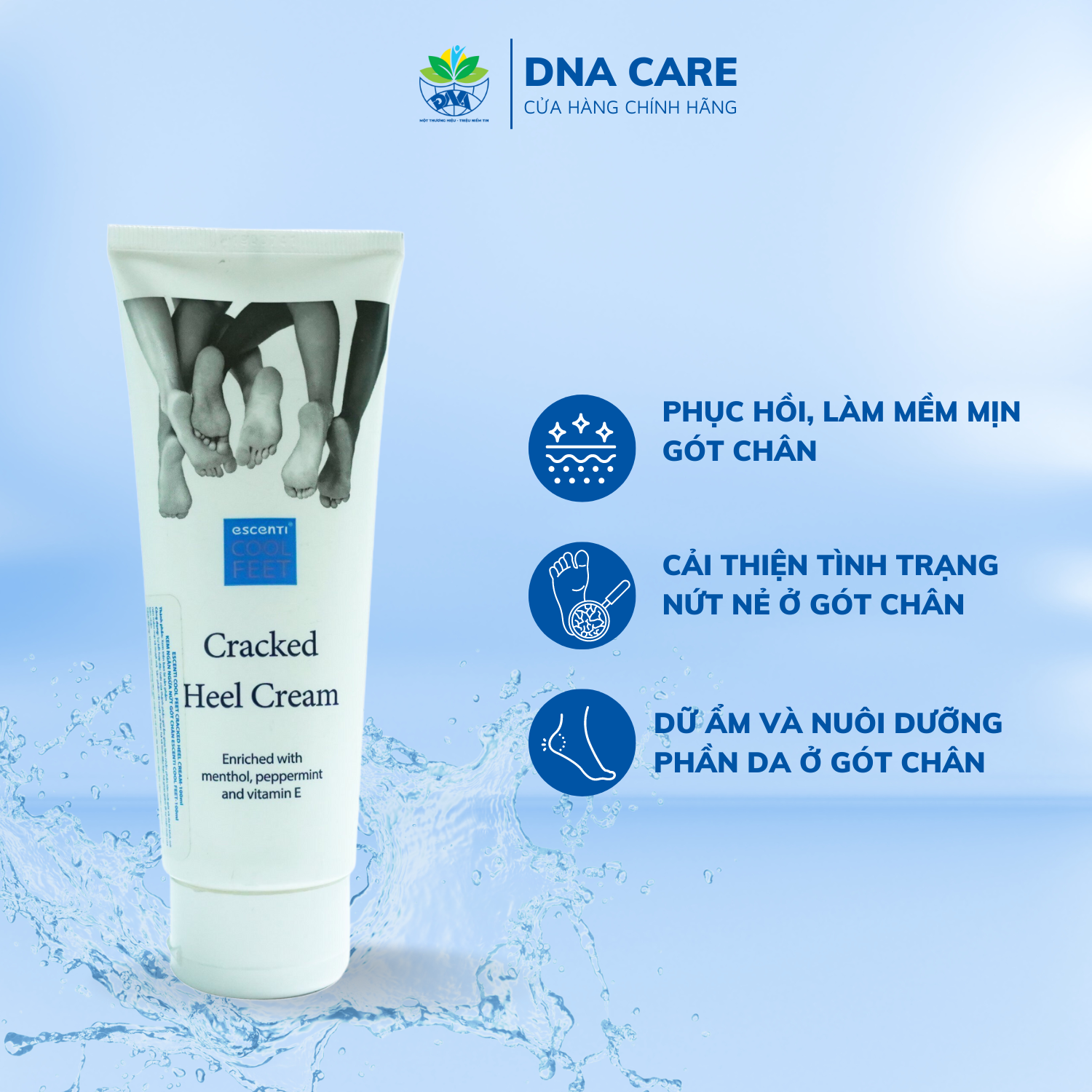 image of product Kem bôi nứt gót chân Escenti tuýp 100ml
