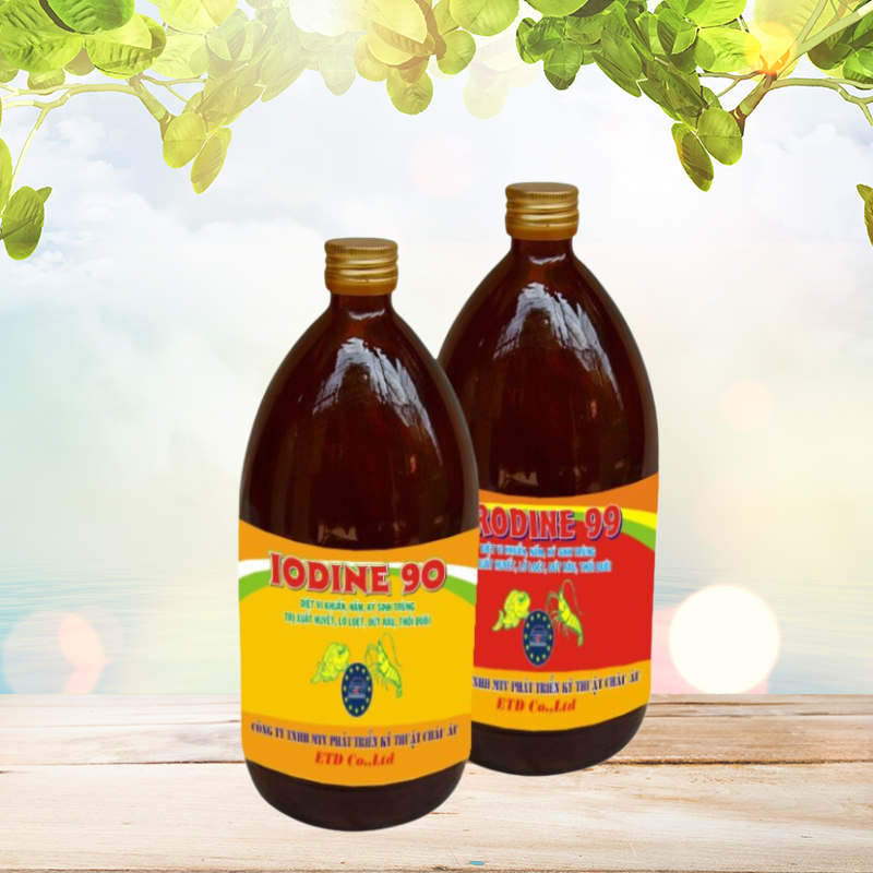 IODINE 90 - Diệt Vị Khuẩn, Nấm, Ký Sinh Trùng