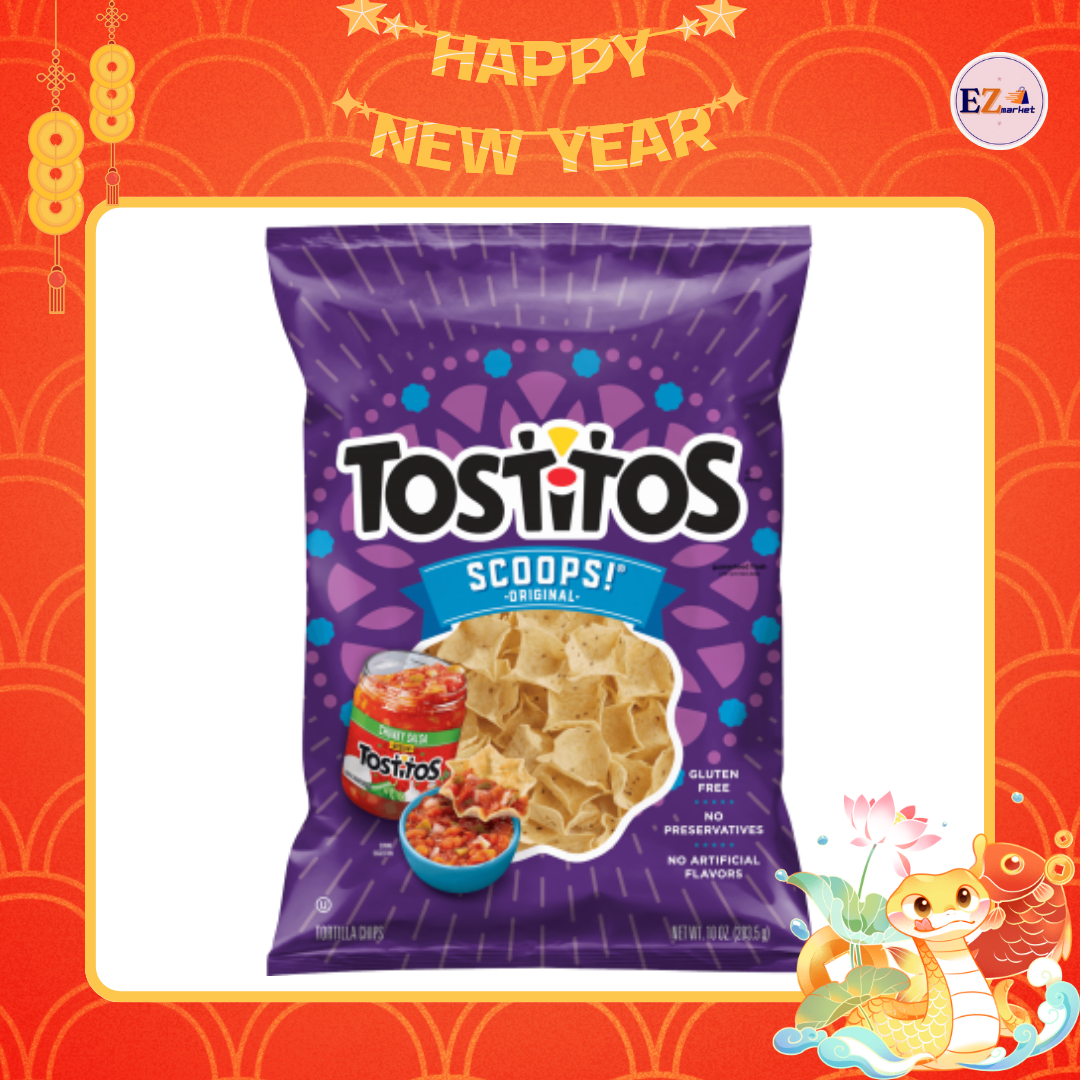 Bánh snack giòn Tostitos Scoops  283.5g - Hàng chính hãng HSD:31.12.25