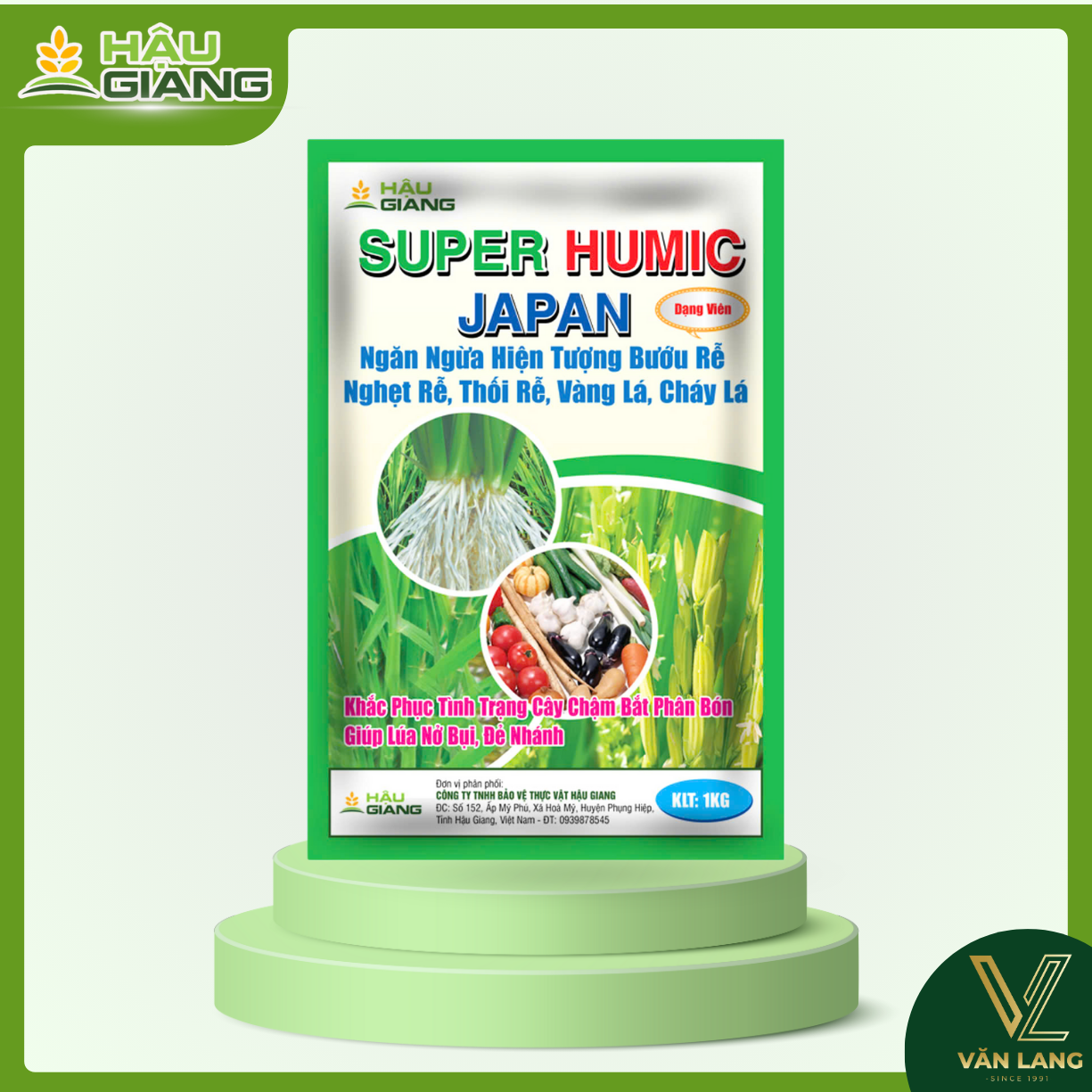 HẬU GIANG - Phân bón vi lượng SUPER HUMIC JAPAN 1KG
