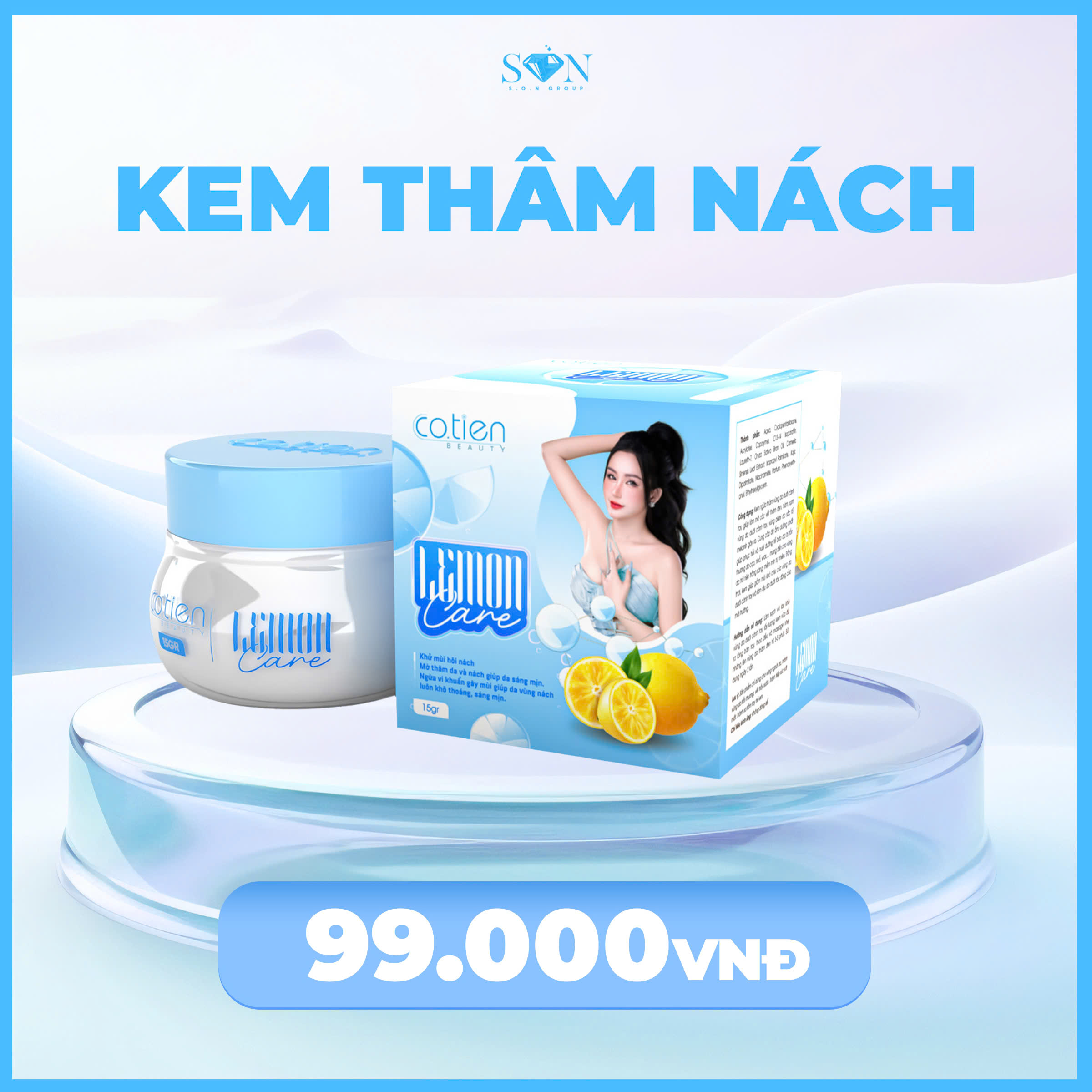 KEM GIẢM THÂM NÁCH LEMON CARE