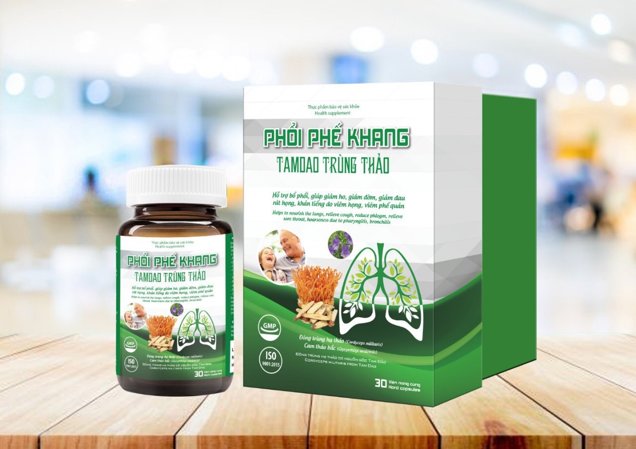 Phổi  Phế Khang TamDao Trùng Thảo ( Nấm Tam Đảo)