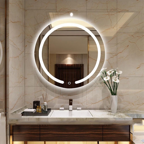 Gương led tròn cảm ứng LT001