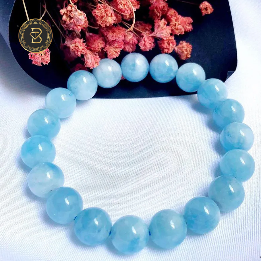 Vòng đá Aquamarine Xanh Biển