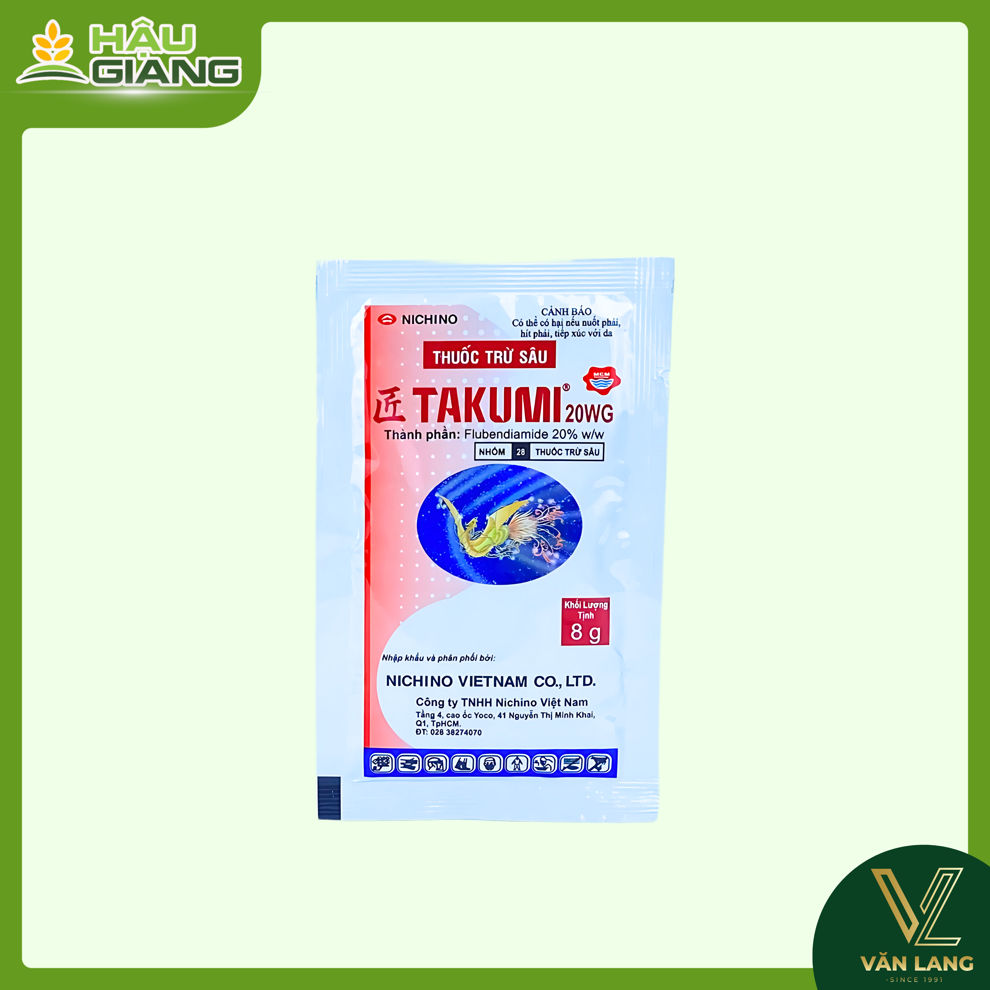 NICHINO - Thuốc trừ sâu TAKUMI 8GR