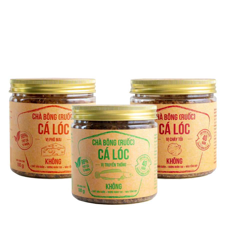 Chà Bông Ruốc Cá CMFarm 100g - 180g