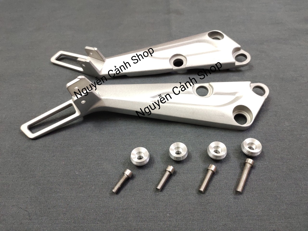 Cặp gác chân nhôm xe wave 204 hàng zin