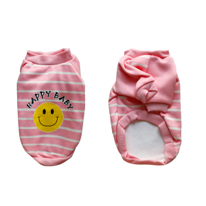 Quần Áo Cho Thú Cưng Giá Rẻ Hoạt Tiết Mặt Cười Happy Baby (M)