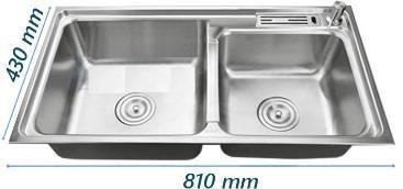 Chậu rửa Inox 9245 VD